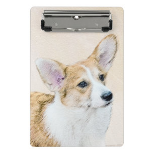 Mini Porte-bloc Pembroke Welsh Corgi Peinture - Art Chien original
