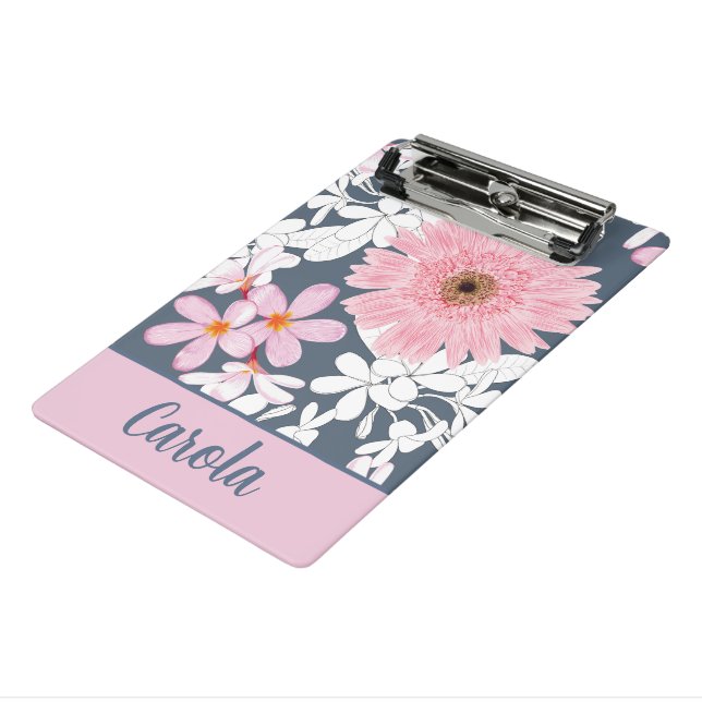 Mini Porte-bloc Personalized Blush Floral Planner (Angle3)