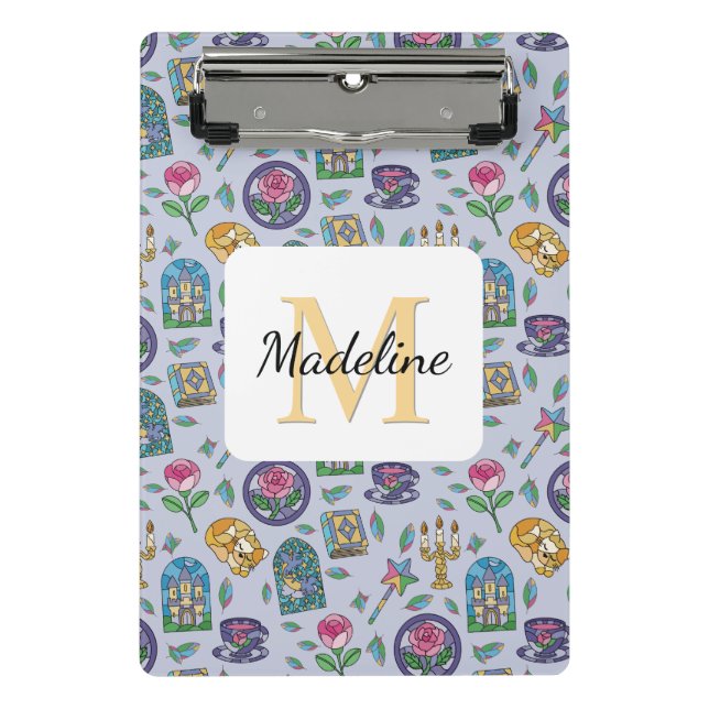 Mini Porte-bloc Personalized Cats Beauty and the Beast Book Girl (Devant)