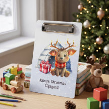 Personalized Christmas Clipboard Custom Kids Poem