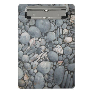 Mini Porte-bloc Pierres de plage Coques Galets Rochers Peinture Ar