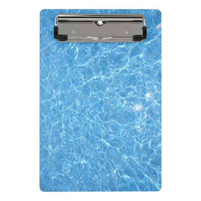 Mini Porte-bloc Piscine Eau Bleue Aqua Modèle moderne (Devant)