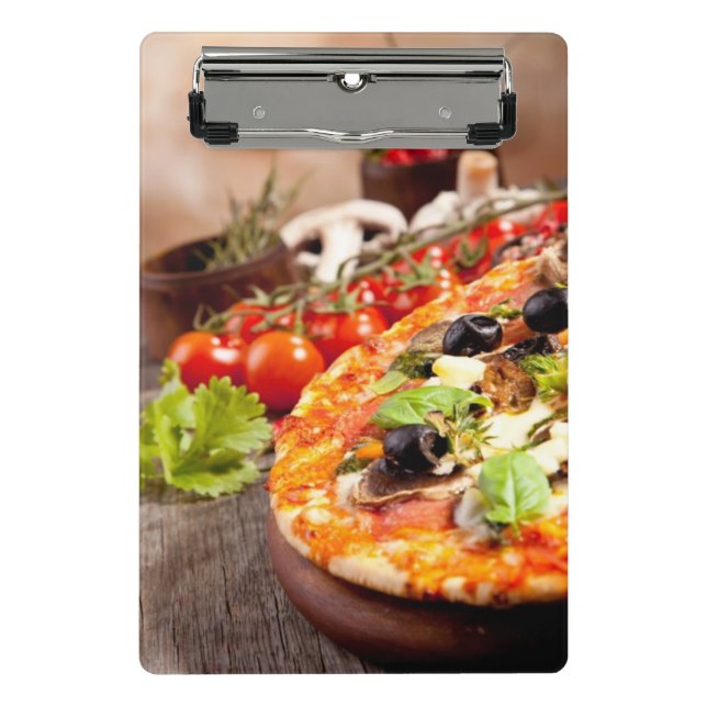 Mini Porte-bloc Pizza italienne fraîche (Devant)