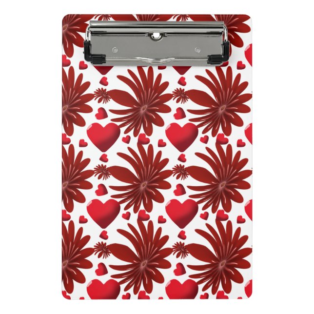 Mini Porte-bloc Plaid floral jeté de couverture (Devant)