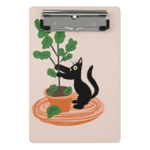 Mini Porte-bloc Plan de plantes en pot d'arbre à figues de chat dr