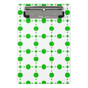 Mini Porte-bloc Points verts, Motif à pois, Pois, Pointillé