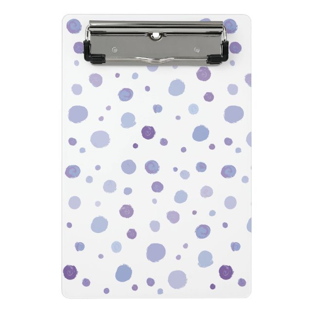 Mini Porte-bloc pois peint à la main (Devant)