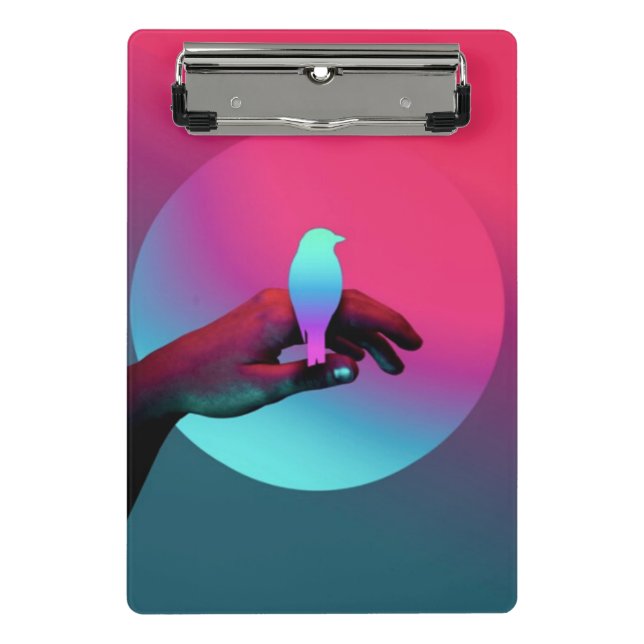 Mini Porte-bloc porte - bloc Abstrait (Devant)