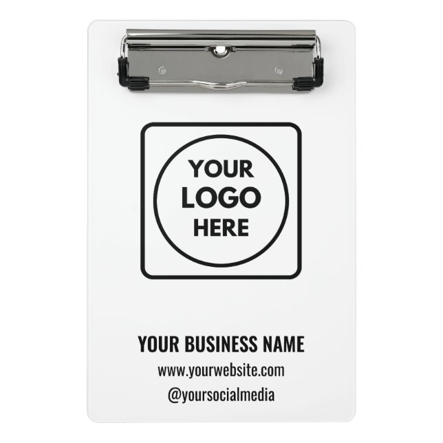 Mini Porte-bloc Porte-bloc-notes miniature avec logo personnalisé  (Devant)