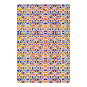 Mini Porte-bloc Porte-copie coloré avec un motif géométrique vibra