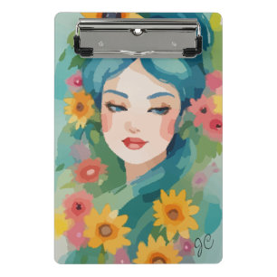 Mini Porte-bloc Portrait Floral Daydream