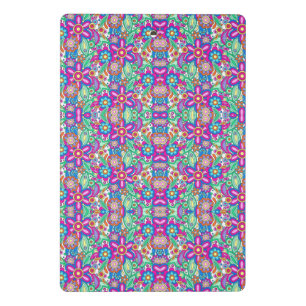 Mini Porte-bloc Presse-papiers coloré avec un motif vibrant