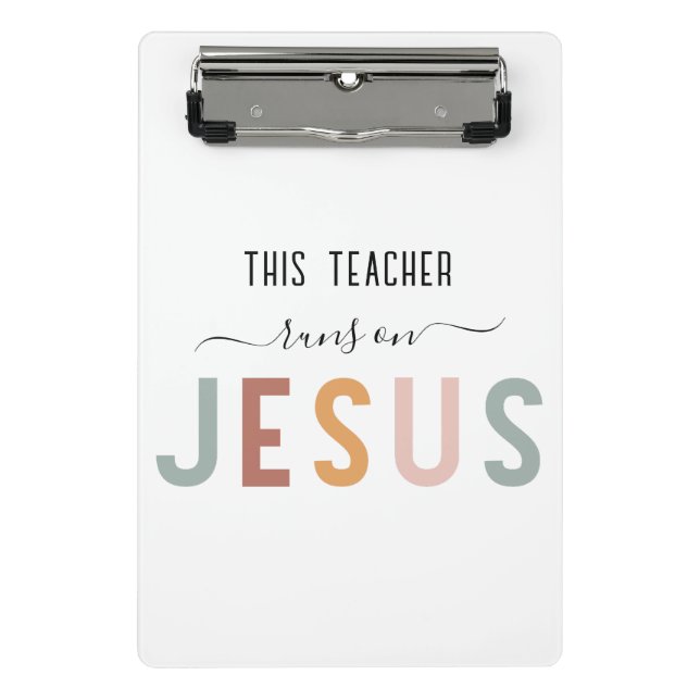 Mini Porte-bloc Professions de foi Jésus personnalisées  (Devant)