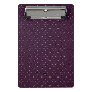Mini Porte-bloc Prune Soleil Zinnia doré