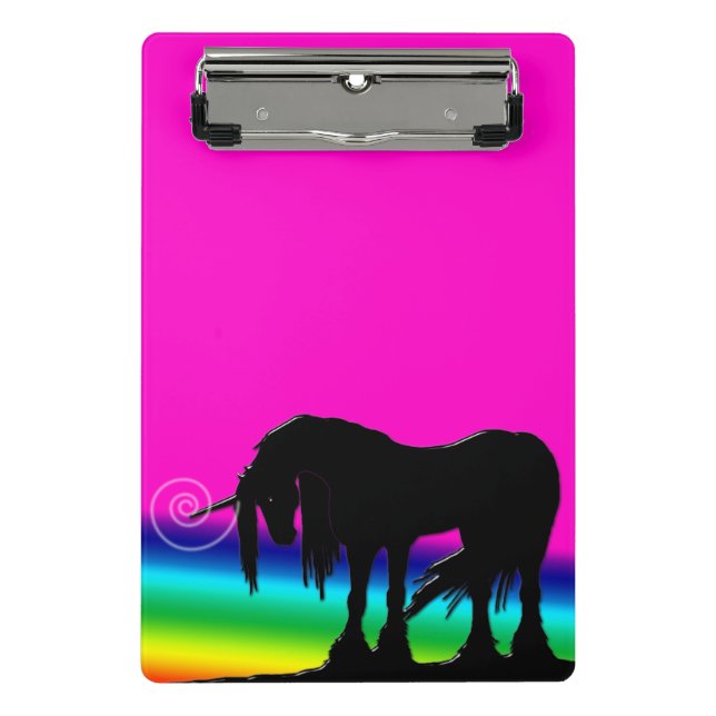 Mini Porte-bloc Rainbow Unicorn Party (Devant)