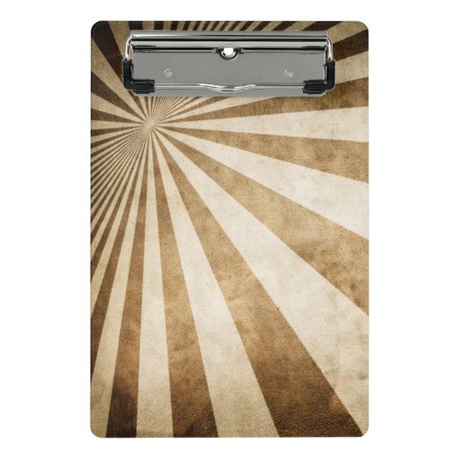 Mini Porte-bloc Rétro arrière - plan de motif de rayure (Devant)