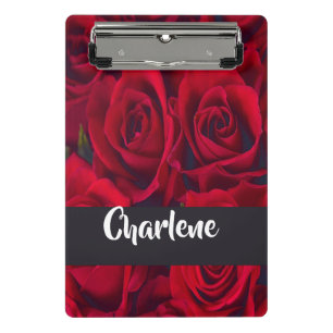 Mini Porte-bloc Roses rouges fraîches