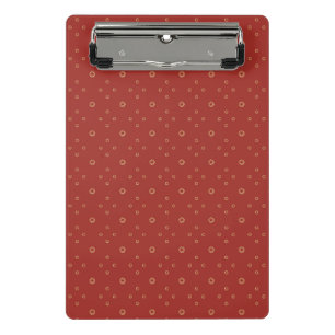 Mini Porte-bloc Rouge   Soleil Zinnia Doré