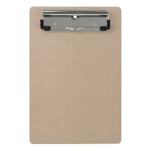 Mini Porte-bloc Rustique Kraft papier blanc Modèle personnalisé
