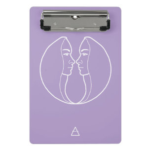 Mini Porte-bloc Signe du zodiaque Gémeaux -