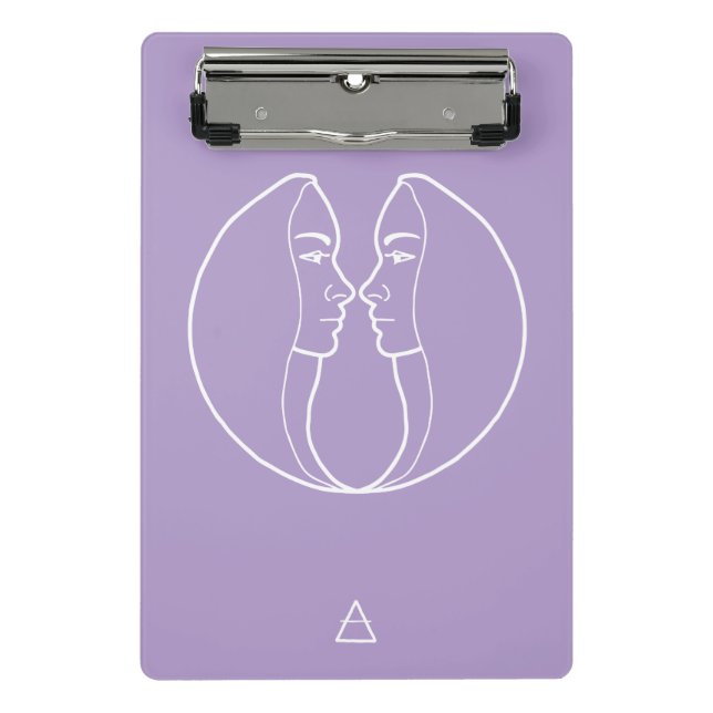 Mini Porte-bloc Signe du zodiaque Gémeaux - (Devant)