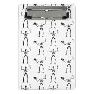 Mini Porte-bloc Skeletons D'Halloween, Baguette Ou Traite, Boo
