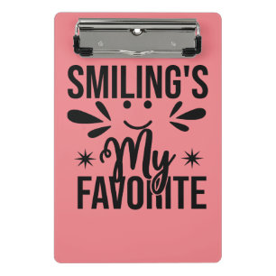 Mini Porte-bloc Sourire est mon préféré, sourire est mon préféré