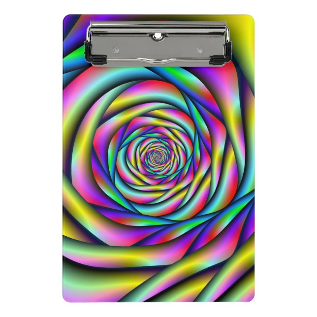 Mini Porte-bloc Spirale arc-en-ciel (Devant)