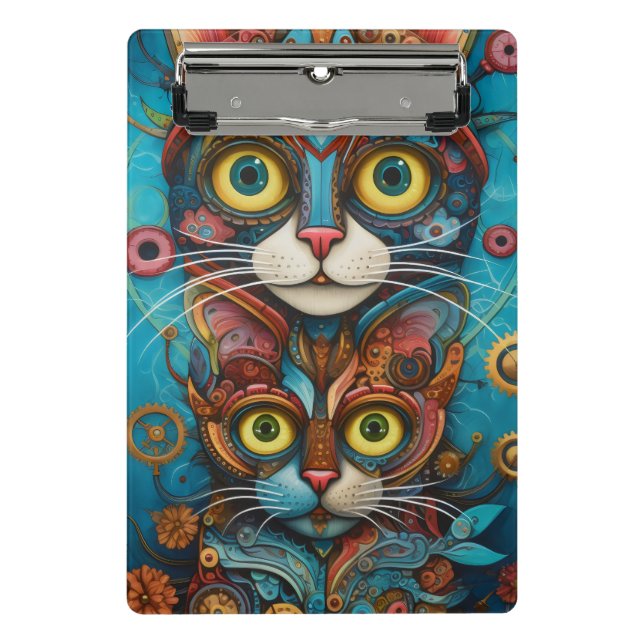 Mini Porte-bloc Steampunk cat 21 de 21 (Devant)