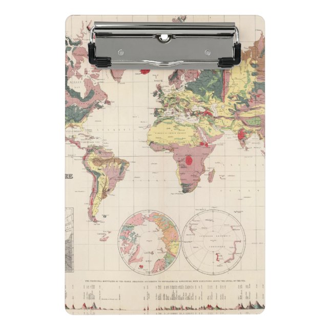 Mini Porte-bloc Structure géologique de globe (Devant)