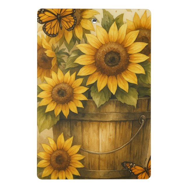 Mini Porte-bloc Sunflower Journal (Dos)