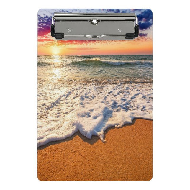 Mini Porte-bloc Sunset plage (Devant)