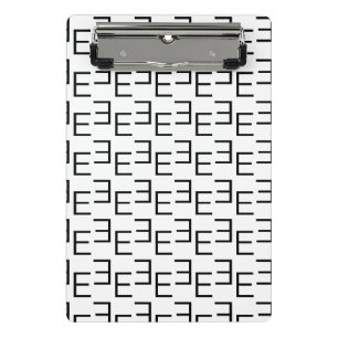 Mini Porte-bloc T-Shirt à monogramme E symétrique, géométrique min