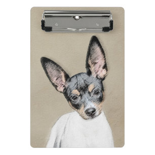 Mini Porte-bloc Tableau Rat Terrier - Cute Original Chien Art