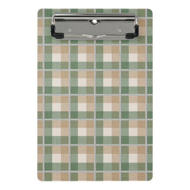 Mini Porte-bloc Tartan (Devant)
