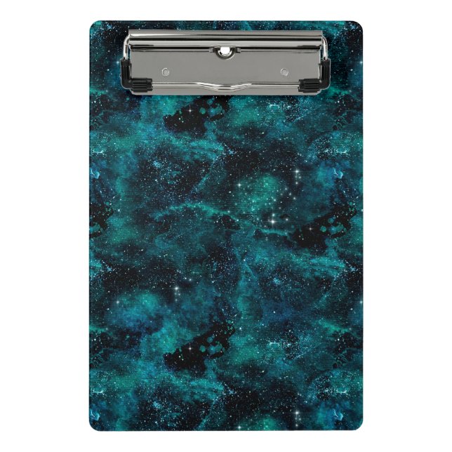 Mini Porte-bloc Teal galaxy Series Design 4 (Devant)