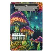 Texte personnalisé Forêt Fantastique de Champignon