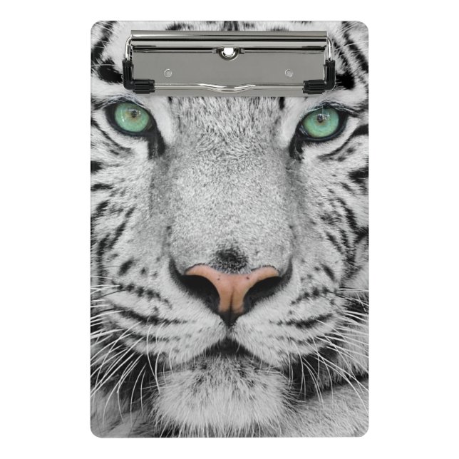 Mini Porte-bloc Tigre blanc (Devant)