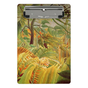 Mini Porte-bloc Tigre dans une tempête tropicale 1891