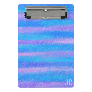Mini Porte-bloc Tirures Iridescentes Chatoyantes Turquoise Rose