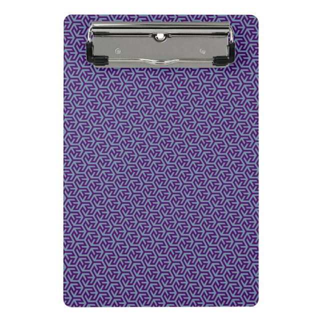 Mini Porte-bloc Tissage Hexagonal Royal (Devant)