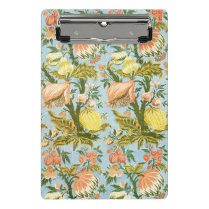 Mini Porte-bloc Tissu damassé de fleurs et de fruits baroque class