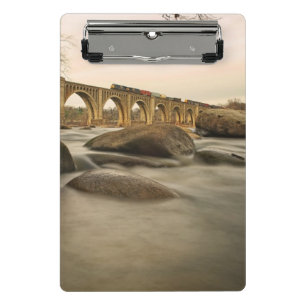 Mini Porte-bloc Train au-dessus de James River