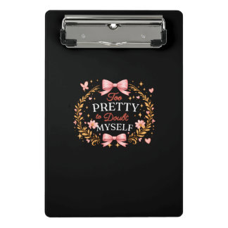 Mini Porte-bloc Trop Jolie Pour Douter De Moi-même Coquette Arc Am