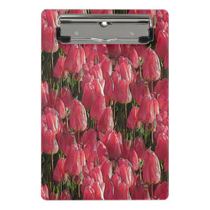 Mini Porte-bloc Tulipes roses florales