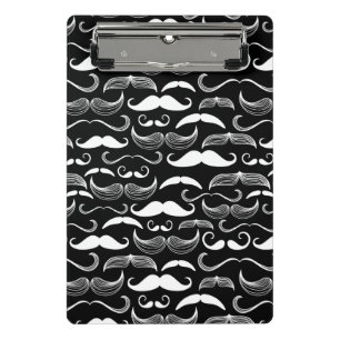 Mini Porte-bloc Un club des messieurs. Motif de moustache