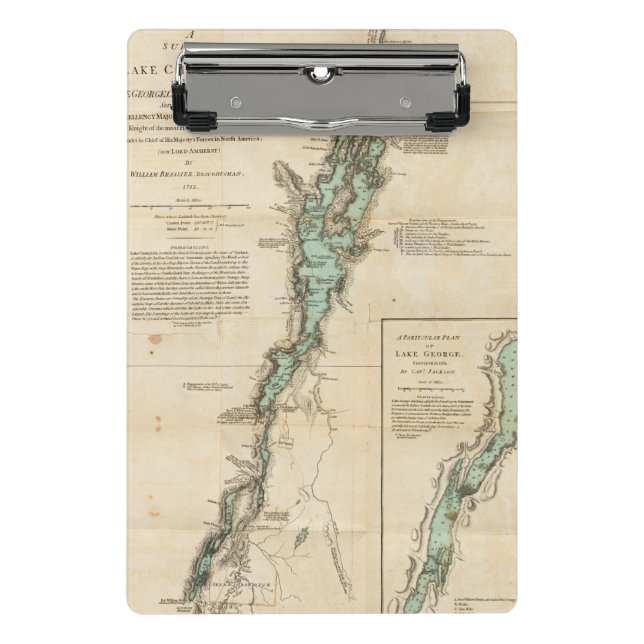 Mini Porte-bloc Une enquête de lac Champlain (Devant)