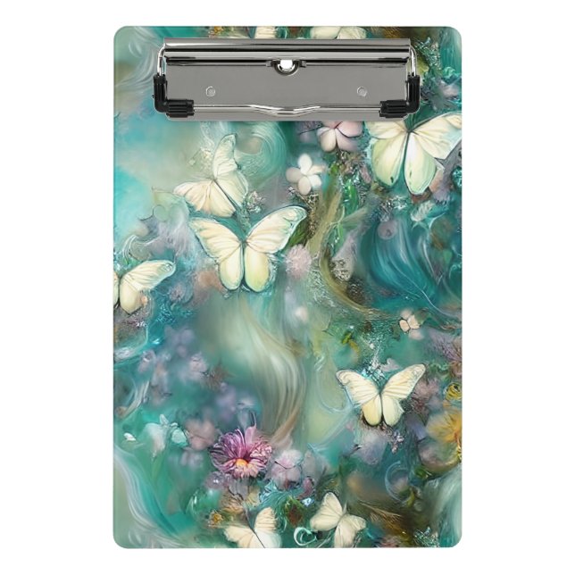Mini Porte-bloc Une série de papillons mystiques Design 3 (Devant)