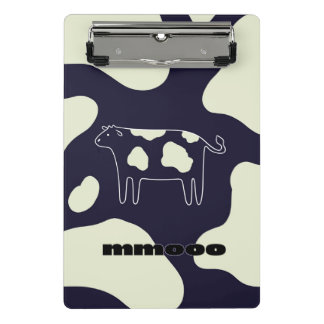Mini Porte-bloc Vache noire et blanche