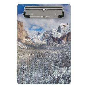 Mini Porte-bloc Vallée de Yosemite dans la neige